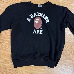 A Bathing Ape Black Sweatshirt